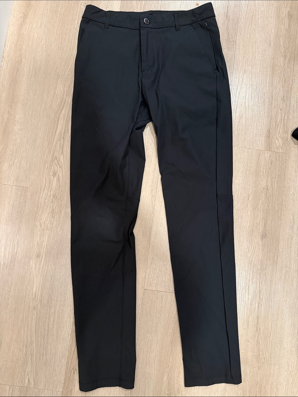 Men's Black Slim Golf Pants